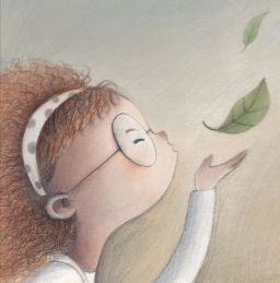 la bambina che dipingeva le foglie